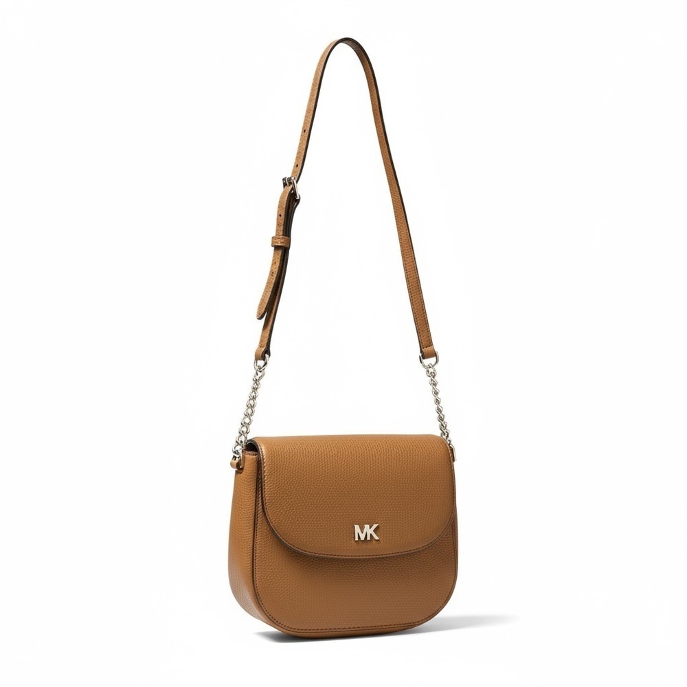 Michael Kors Camel Leather Shoulder Bag